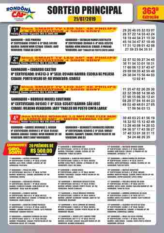 Melhores momentos do sorteio do Rondoncap no domingo, 21 de julho