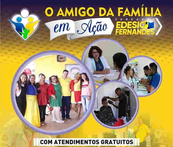 Vereador Edesio realiza ação social neste sábado, na Terra Santa