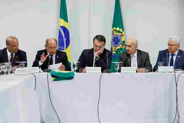 Deputado Coronel Chrisóstomo lidera reunião de empresários com Jair Bolsonaro