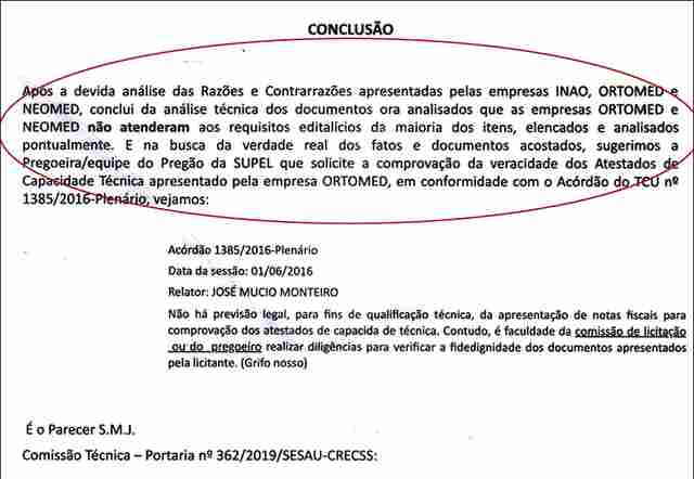 Supel ignorou comissão técnica e beneficiou empresa com várias irregularidades em pregão