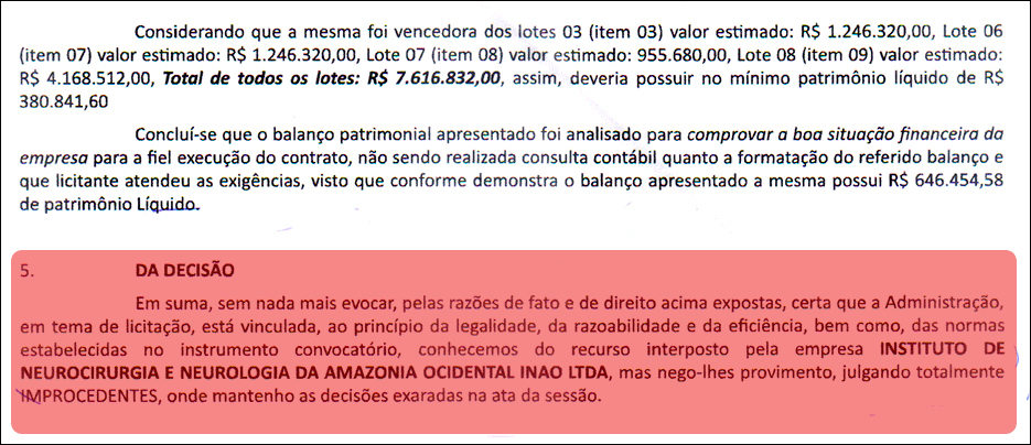 Supel ignorou comissão técnica e beneficiou empresa com várias irregularidades em pregão