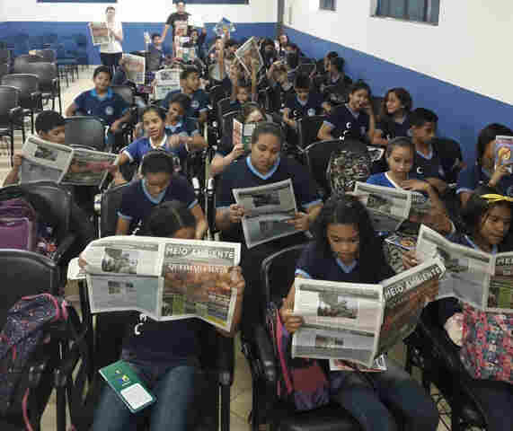 Sema leva campanha de prevenção às queimadas para escolas da Zona Sul