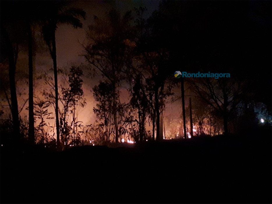 VÃdeo: Grande incêndio próximo ao Aeroclube assusta moradores