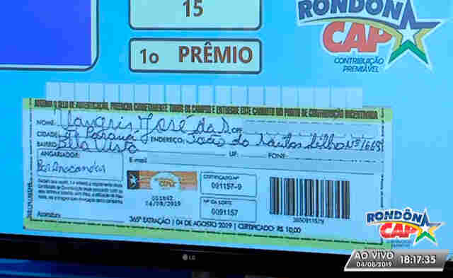 Melhores momentos do sorteio do Rondoncap no domingo, 4 de agosto