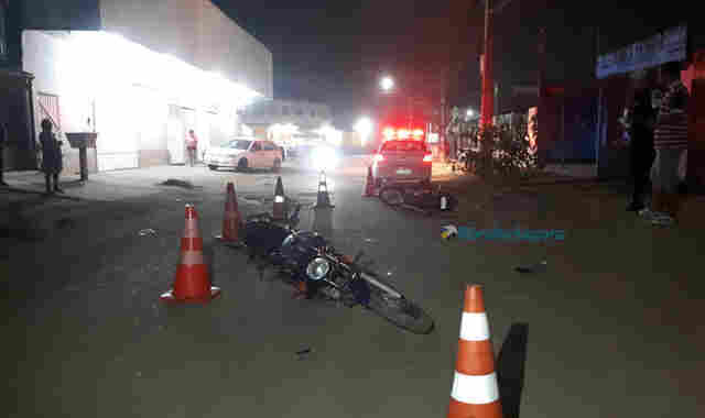 Colisão entre motos deixa vários feridos na Zona Sul da Capital