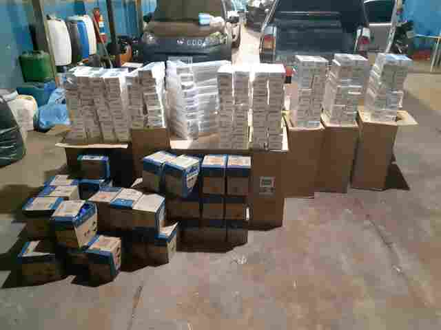 PRF prende homem com quase 14 mil maços de cigarro