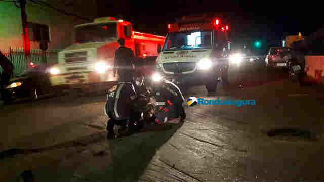 Motorista foge, mas é detido após atropelar motociclista