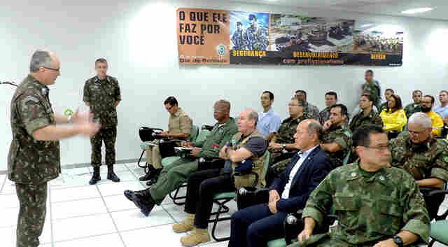 Coronel Chrisostomo acompanha Ministro da Defesa em visita à Porto Velho