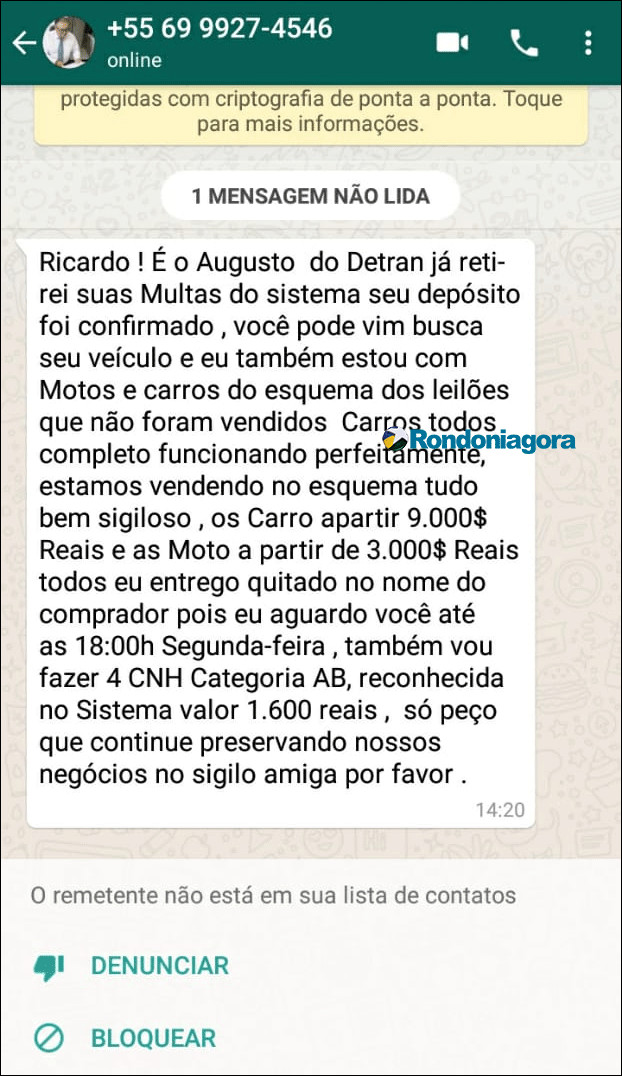 PolÃ­cia alerta para golpe com o nome do Detran, que oferece carros, motos e atÃ© CNH baratos