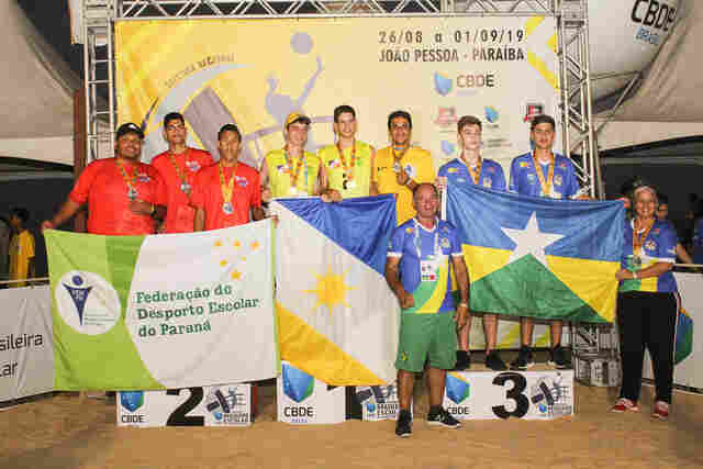 Rondônia conquista ouro e bronze no 5º Brasileiro Escolar de Vôlei de Praia