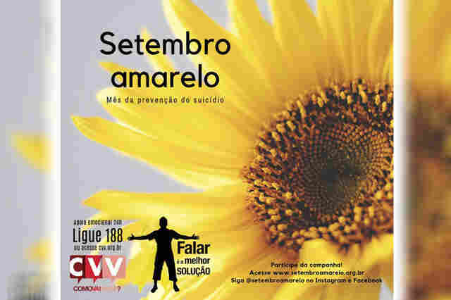 Assembleia Legislativa realiza ação em apoio a campanha "Setembro Amarelo”