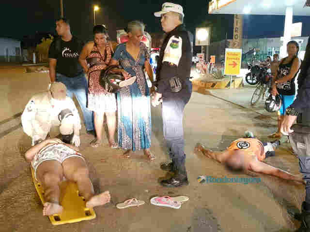 Ciclista fica em estado grave após ser atropelado por moto em cruzamento