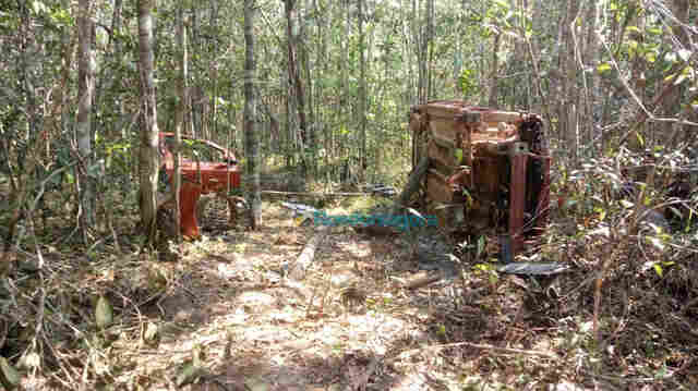Polícia descobre desmanche de veículos roubados na BR-319 e prende três homens