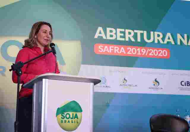 Deputada Jaqueline Cassol participa da Abertura Nacional do Plantio de Soja, em Vilhena