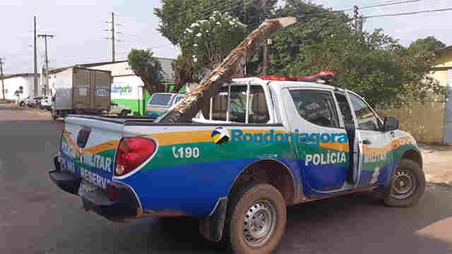 Preso homem que carregava peça furtada do antigo Supermercado Gonçalves