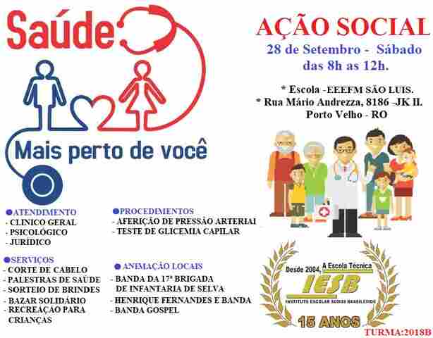 População do Bairro JK tem ação social neste sábado