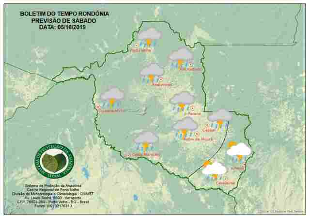 Frio no sul e muita instabilidade deixam tempo nublado no sábado