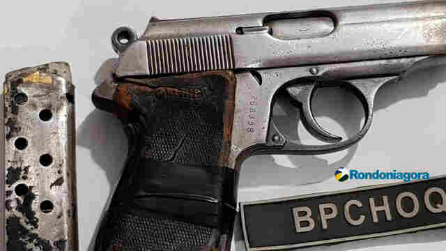 PM prende jovem armado com pistola na Zona Sul da Capital