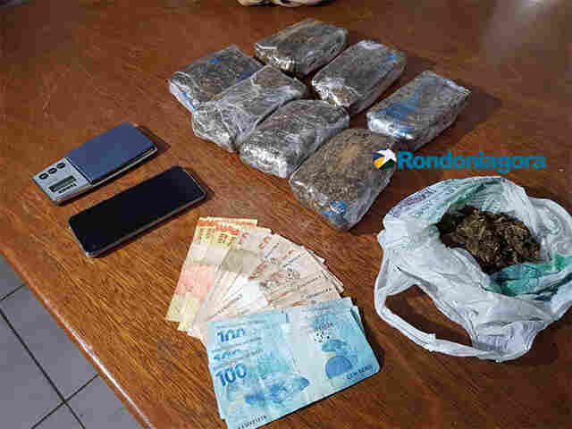 Denarc apreende quase 4 kg de skank e prende traficante em Porto Velho