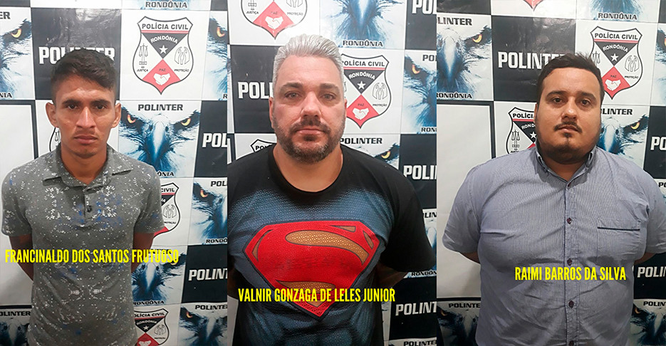 Foragidos são presos em ação da Polinter e 1ª DP em Porto Velho