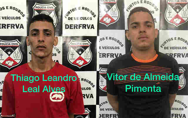 Dupla é presa após roubo na Capital