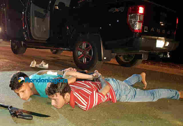 Vídeo: Bandidos que espancaram e roubaram oficial do Exército em Humaitá são presos em Porto Velho