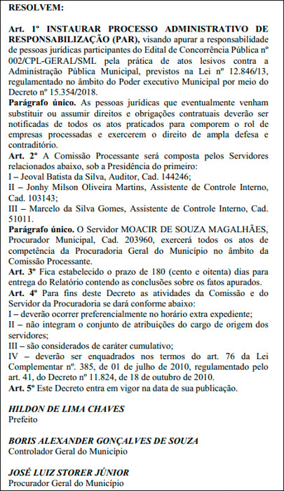 Com base em Lei Anticorrupção, CGM abre investigação e apura denúncia de cartel para prejudicar licitação de publicidade em Porto Velho