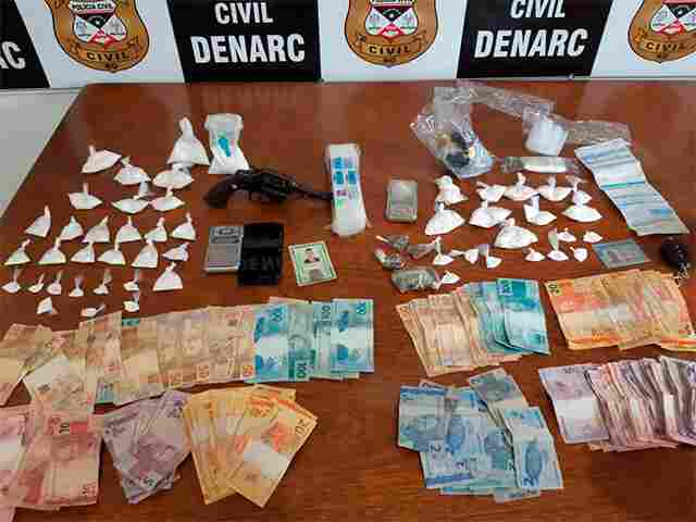 Três são presos por tráfico pelo Denarc em Porto Velho