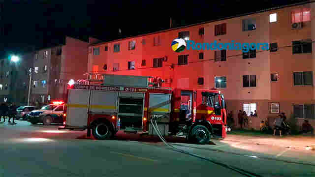 Princípio de incêndio causa pânico em residencial após vazamento de gás