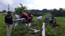 Feriado: Grave acidente na BR-364 em Porto Velho deixa casal ferido; vdeo