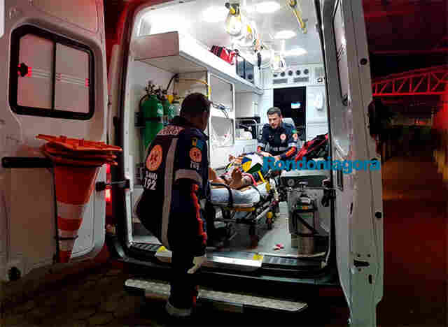 Motociclista reage assalto e é esfaqueado em Porto Velho