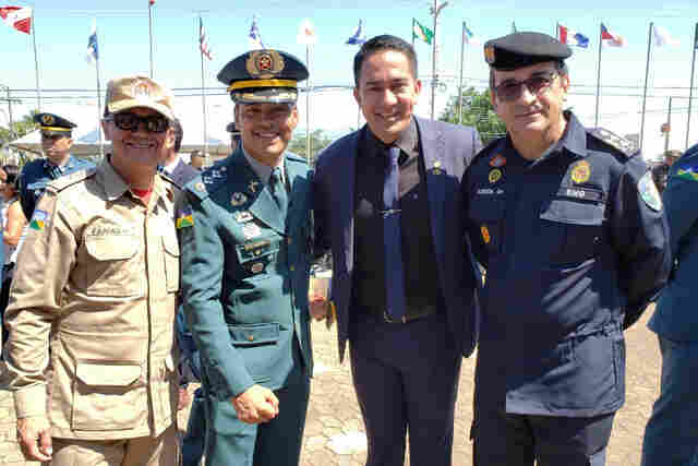 Deputado Eyder Brasil participa da solenidade de 44 anos da Polícia Militar de Rondônia