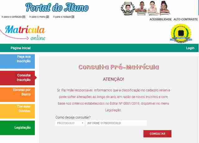 Confira os selecionados da Chamada Escolar 2020 em Porto Velho