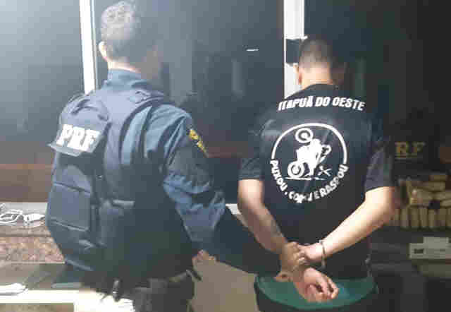 PRF prende jovem traficante transportando mais de 27 quilos de maconha