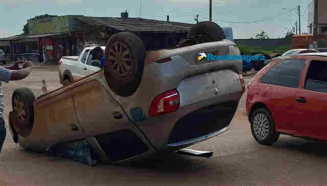 Motorista é preso por embriaguez após capotamento na Capital