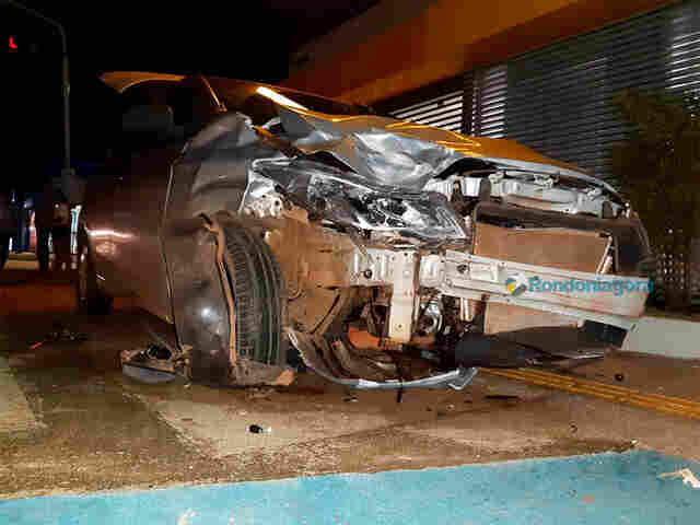 Vigilante fica em estado grave após se envolver em acidente de trânsito na Capital