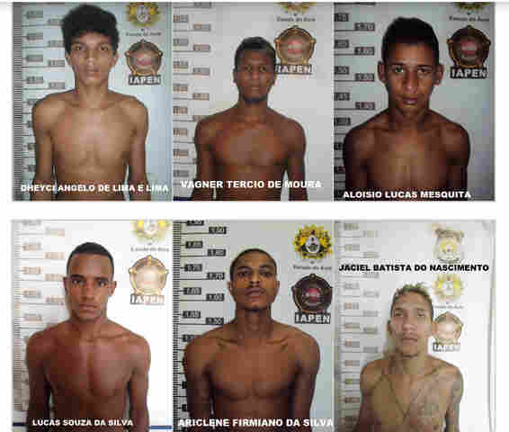 Confira quem são os presos que fugiram de presídio do Acre durante a madrugada