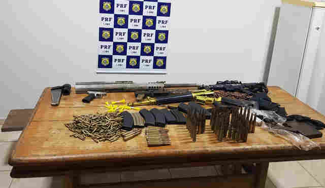 Vídeo mostra arsenal apreendido pela Polícia em Rondônia
