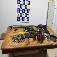 Vídeo mostra arsenal apreendido pela Polícia em Rondônia