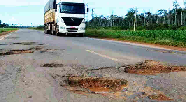 Enquanto Mato Grosso conquistou duplicação de rodovias, Rondônia continua com a BR-364 em condições precárias