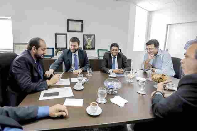 Presidente da Assembleia Legislativa recebe cúpula do TCE e fala dos avanços no Legislativo