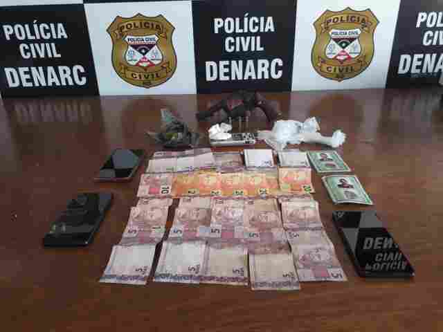 Trio é preso com drogas na Capital