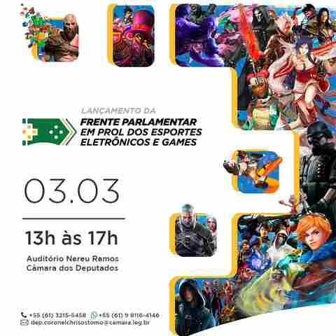 Deputado Coronel Chrisostomo (PSL-RO) no cenário mundial de E-SPORTS