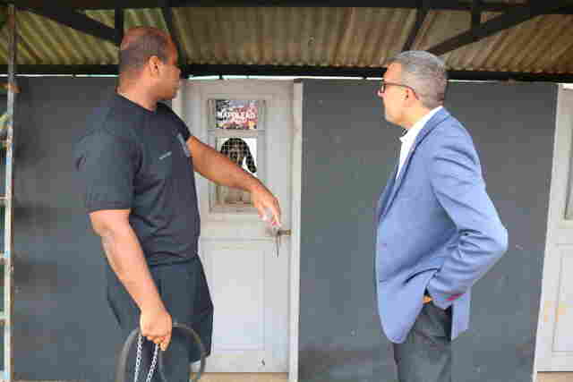 Canil do Batalhão de Choque da Polícia Militar recebe visita do Deputado Alex Silva
