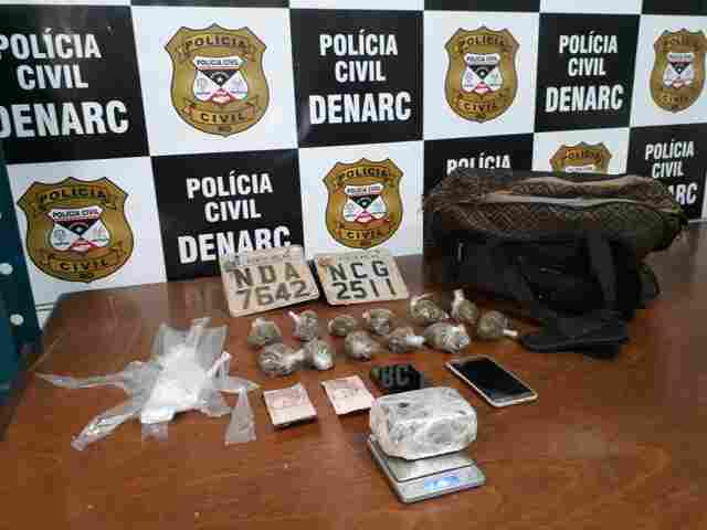 Denarc prende três com drogas em Porto Velho