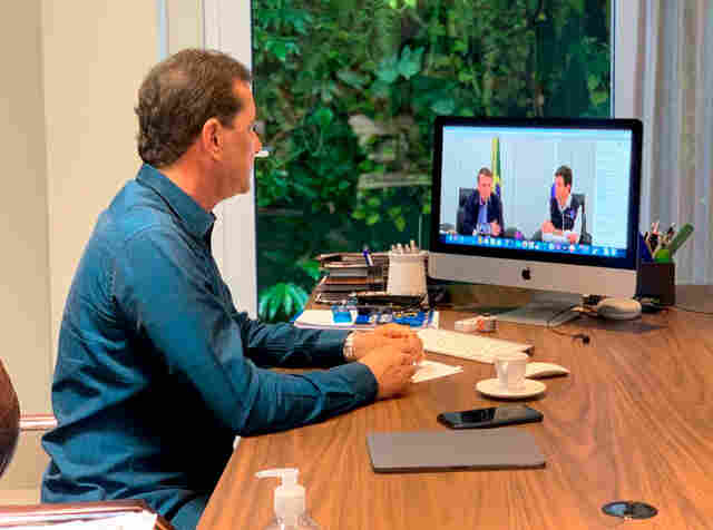 Hildon Chaves participa de videoconferência com prefeitos das capitais e Bolsonaro para adotar medidas contra o Coronavírus