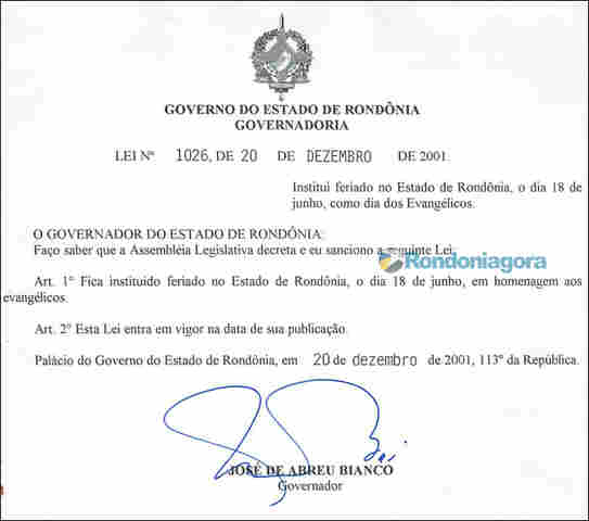 Supremo declara inconstitucional a lei que instituiu o Dia do Evangélico