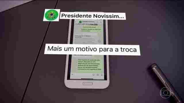 Moro exibe mensagem de Bolsonaro cobrando troca de diretor após PF investigar aliados