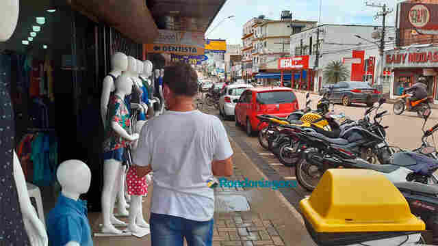 Com exceção de shopping, todas as lojas estão autorizadas a funcionar em Porto Velho