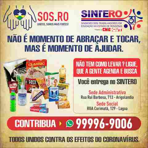 Sintero lança campanha Sindicato Solidário